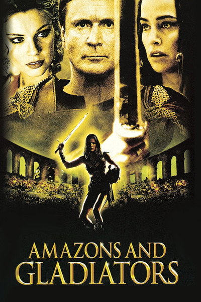 Póster de Amazonas y gladiadores