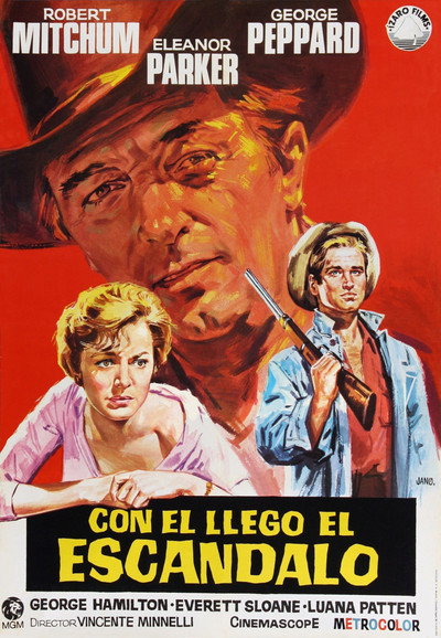 Póster de Amb ell va arribar l'escàndol