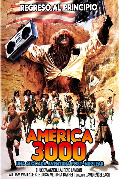 Póster de América 3000, los luchadores del trueno