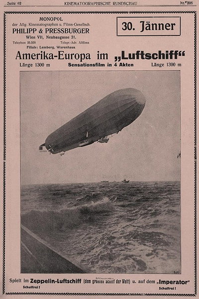 Póster de America to Europe in an Airship