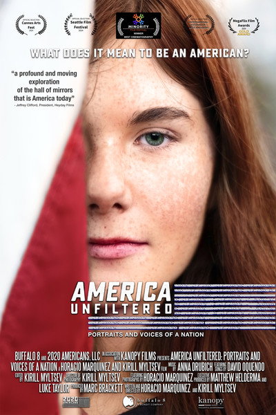 Póster de America Unfiltered: Portraits and Voices of a Nation