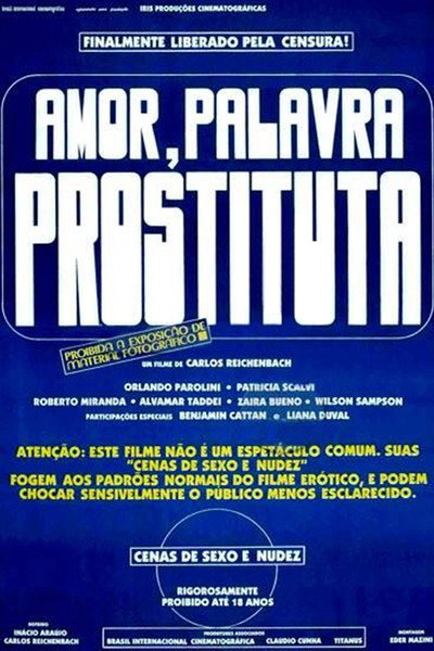 Póster de Amor, palavra prostituta