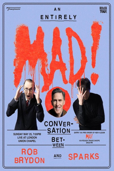 Póster de An Entirely MAD! Conversation with Rob Brydon & Sparks