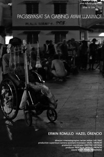 Póster de An Investigation on the Night That Won't Forget