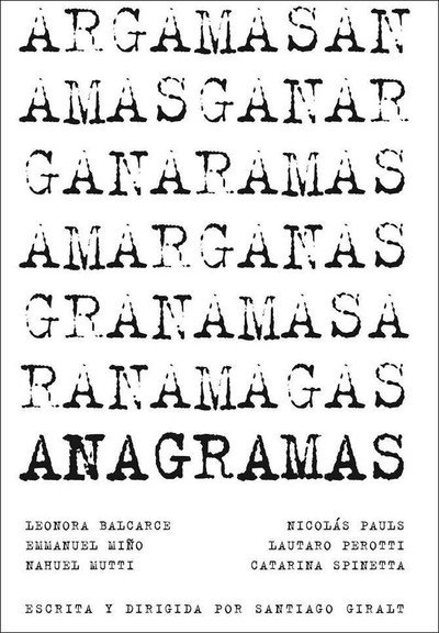 Póster de Anagramas