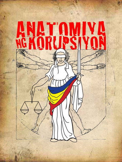 Póster de Anatomiya ng korupsiyon