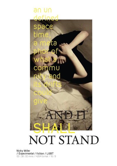 Póster de And It Shall Not Stand