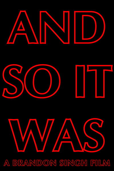Póster de And So It Was