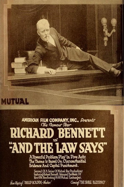 Póster de And the Law Says