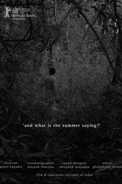 Póster de And What Is the Summer Saying?