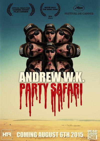 Póster de Andrew W.K. Party Safari