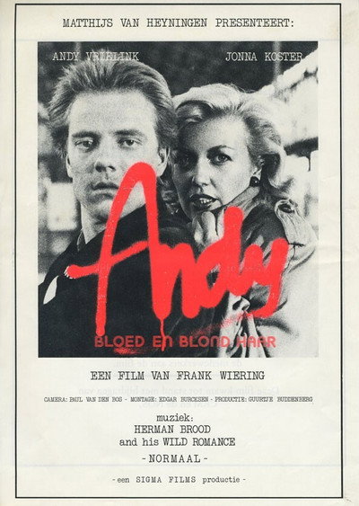 Póster de Andy, bloed en blond haar