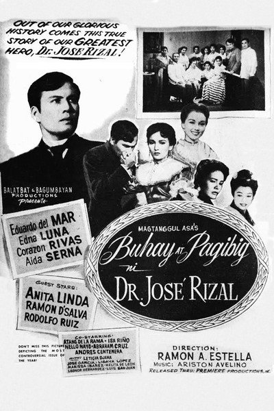 Póster de Ang buhay at pag-ibig ni Dr. Jose Rizal