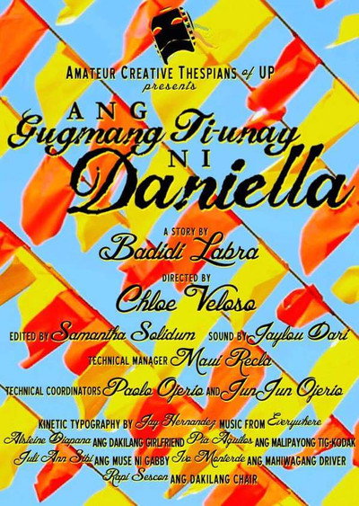 Póster de Ang gugmang ti-unay ni Daniella