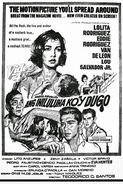 Póster de Ang iniluluha ko'y dugo