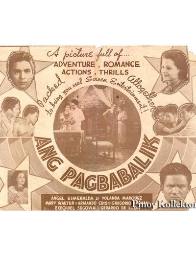 Póster de Ang pagbabalik