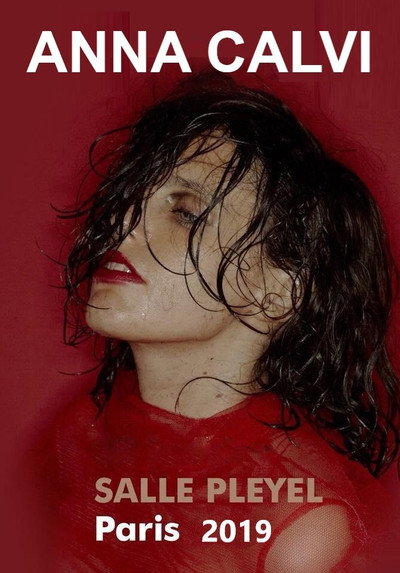Póster de Anna Calvi, salle Pleyel, Paris 30.01.2019