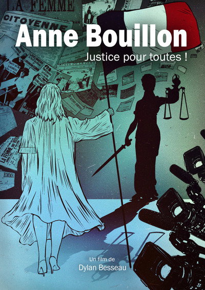 Póster de Anne Bouillon: Justice pour toutes!