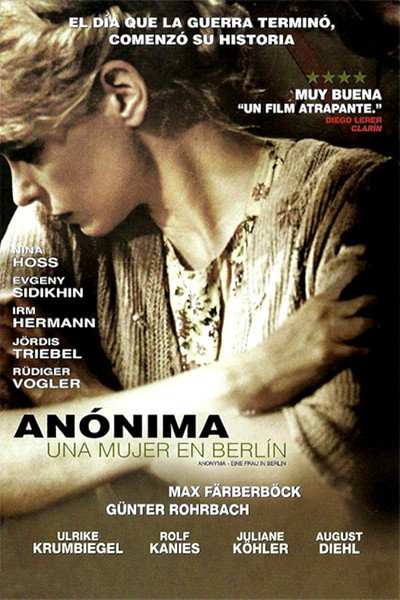Póster de Anónima - Una mujer en Berlín