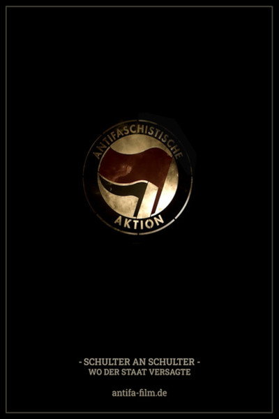 Póster de Antifa - Schulter an Schulter, wo der Staat versagte