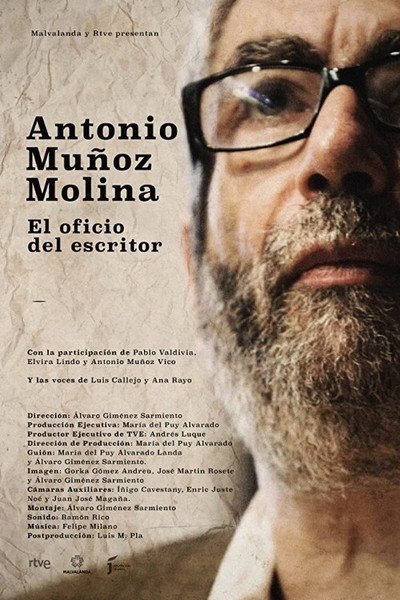 Póster de Antonio Muñoz Molina: El oficio del escritor
