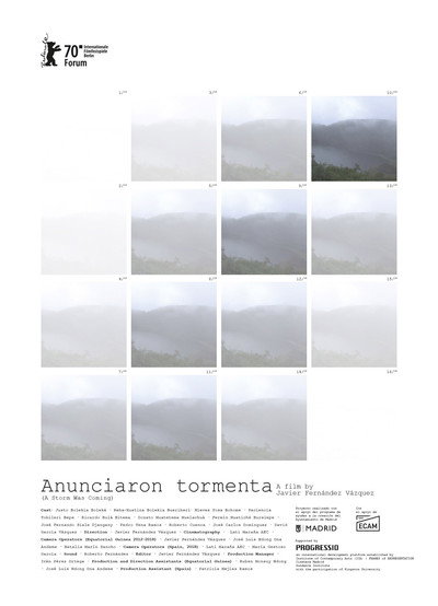 Póster de Anunciaron tormenta