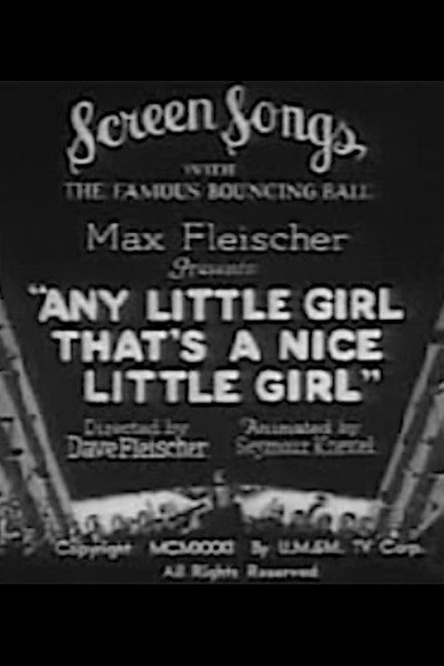 Póster de Any Little Girl That's a Nice Little Girl