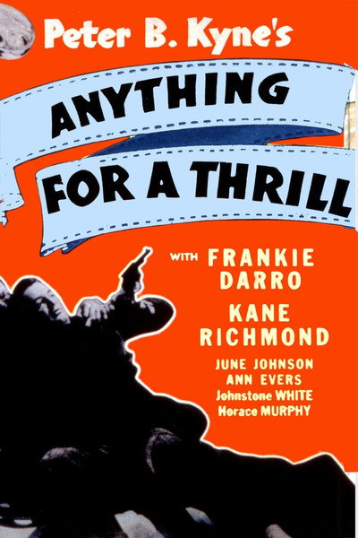 Póster de Anything for a Thrill