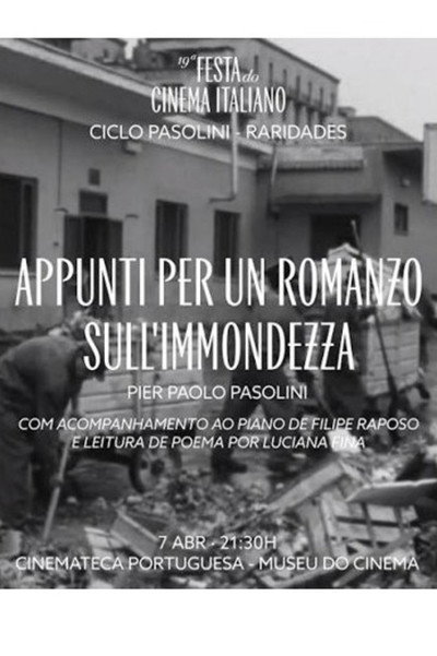 Póster de Appunti per un romanzo sull'immondezza