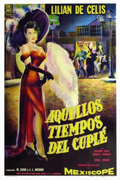Póster de Aquellos tiempos del cuplé