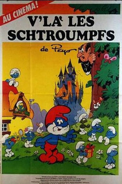 Póster de Aquí están Los Pitufos