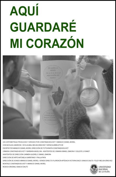 Póster de Aquí guardaré mi corazón
