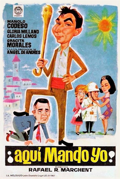 Póster de Aquí mando yo