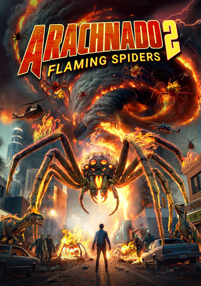 Póster de Arachnado 2: Flaming Spiders