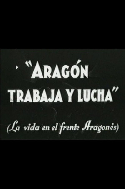 Póster de Aragón trabaja y lucha