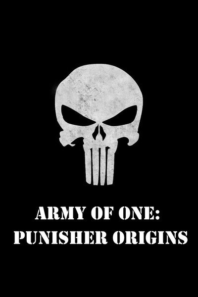 Póster de Army of One: Punisher Origins