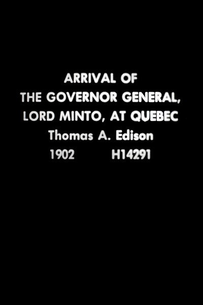 Póster de Arrival of the Governor General, Lord Minto, at Quebec