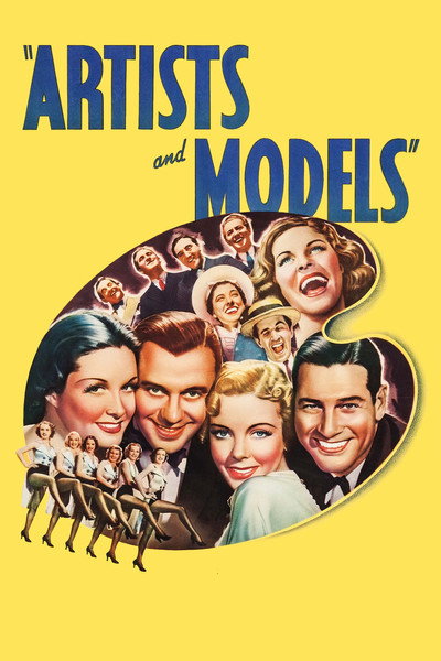 Póster de Artistas y modelos