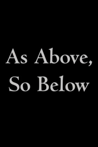 Póster de As Above, So Below