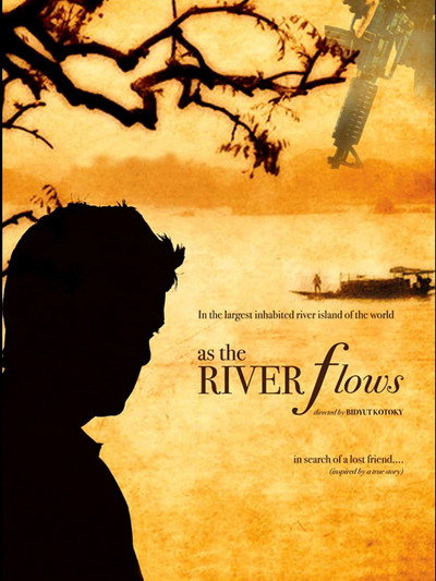 Póster de As the river flows