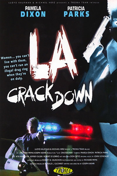 Póster de Asesinato en Los Angeles Crackdown