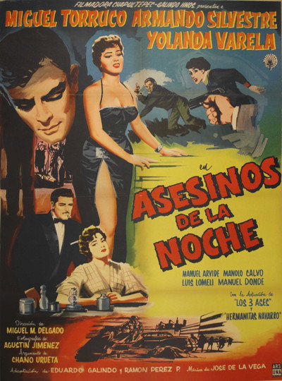 Póster de Asesinos de la noche