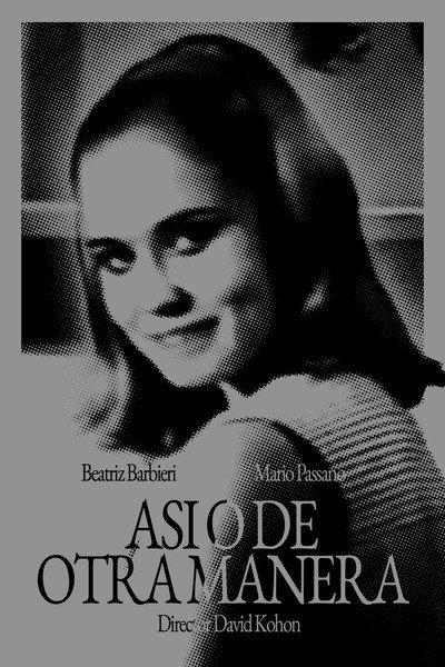 Póster de Así o de otra manera