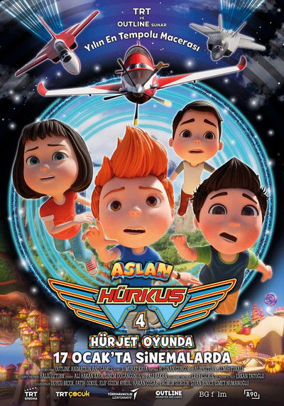 Póster de Aslan Hürkus 4: Hürjet Oyunda