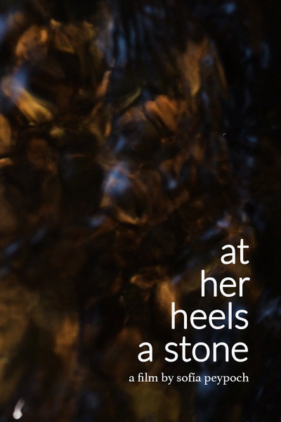Póster de At her heels a stone