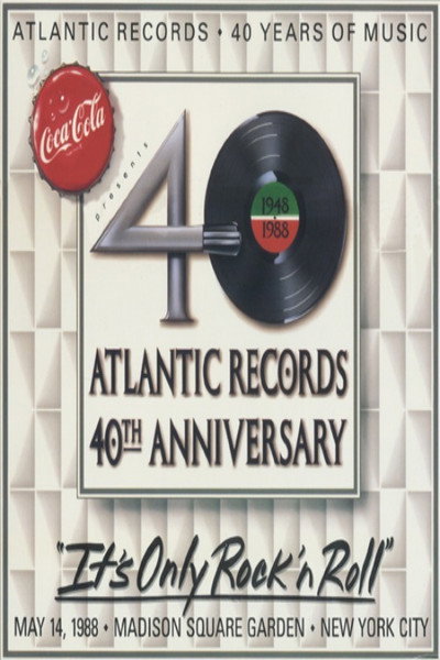 Póster de Atlantic Records 40th Anniversary: It's Only Rock 'n' Roll