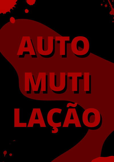 Póster de Automutilação