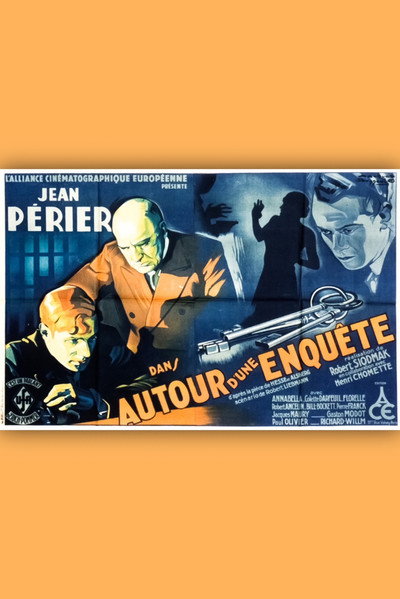 Póster de Autour d'une enquête