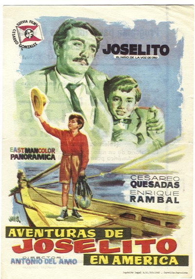 Póster de Aventuras de Joselito en América