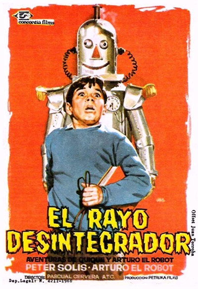 Póster de Aventuras de Quinque y Arturo el robot